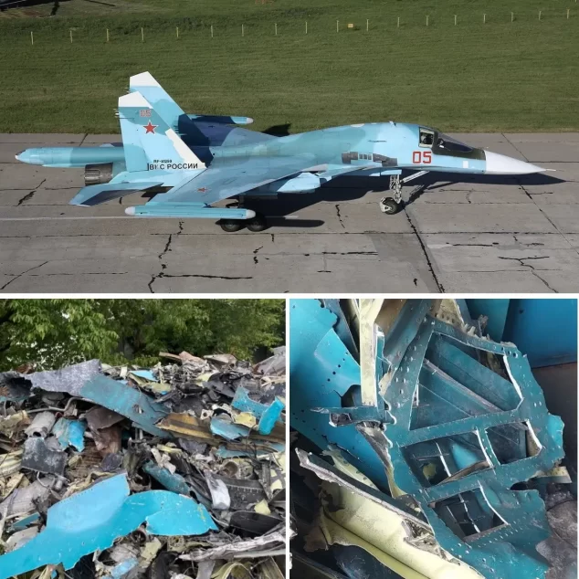 Брелок з обшивки СУ-34