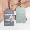 Брелок з обшивки Мі-8АМТШ (прямокутник, без покриття)