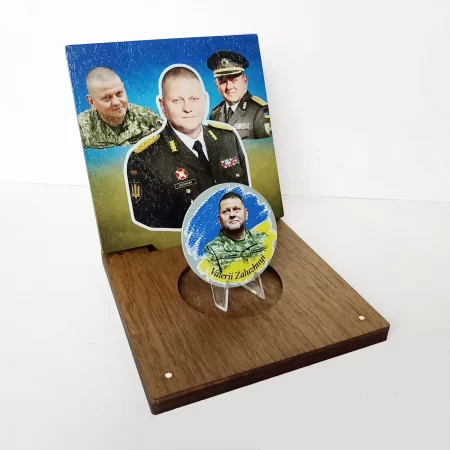Портрет Залужного на уламку Мі-8АМТШ збитого біля Макарова